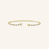 Lyra Blue Sapphire Diamond Bracelet