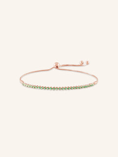 Raina Emerald Adjustable Bolo Bracelet