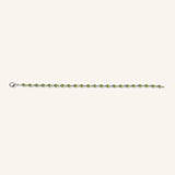 Evlyn Peridot Tennis Bracelet