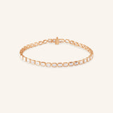 Charlotte Emerald Cut Diamond Bracelet