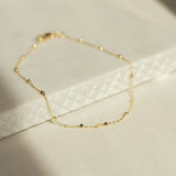 Sophia Cable Chain Bead Bracelet