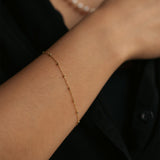 Sophia Cable Chain Bead Bracelet