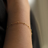 Sophia Cable Chain Bead Bracelet