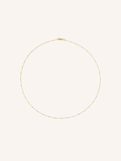 Sophia Cable Chain Bead Necklace