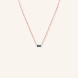 GEMMA Baguette Alexandrite Necklace