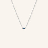 GEMMA Baguette Alexandrite Necklace