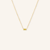 GEMMA Baguette Citrine Necklace
