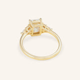 Nalani Emerald Cut Diamond Engagement Ring