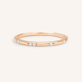 Saray Modern Diamond Wedding Band