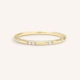 Saray Modern Diamond Wedding Band