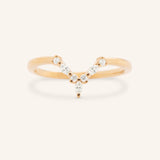Taylor Curved Diamond Wedding Band