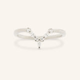 Taylor Curved Diamond Wedding Band