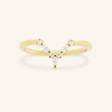 Taylor Curved Diamond Wedding Band
