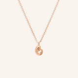 Mother and Child Gold Necklace