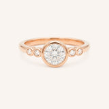 Alameda Round Bezel Set Diamond Engagement Ring