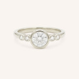 Alameda Round Bezel Set Diamond Engagement Ring
