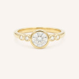 Alameda Round Bezel Set Diamond Engagement Ring