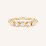Brookman Bezel 5-Stone Diamond Ring
