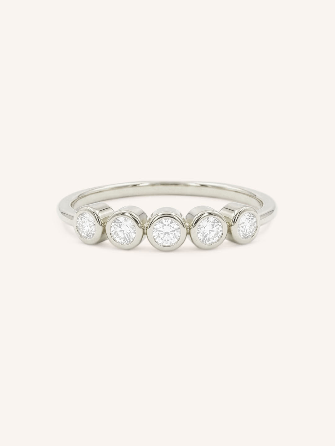 Brookman Bezel 5-Stone Diamond Ring