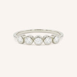 Brookman Bezel 5-Stone Diamond Ring