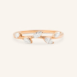 Samira Diamond Leaf Ring