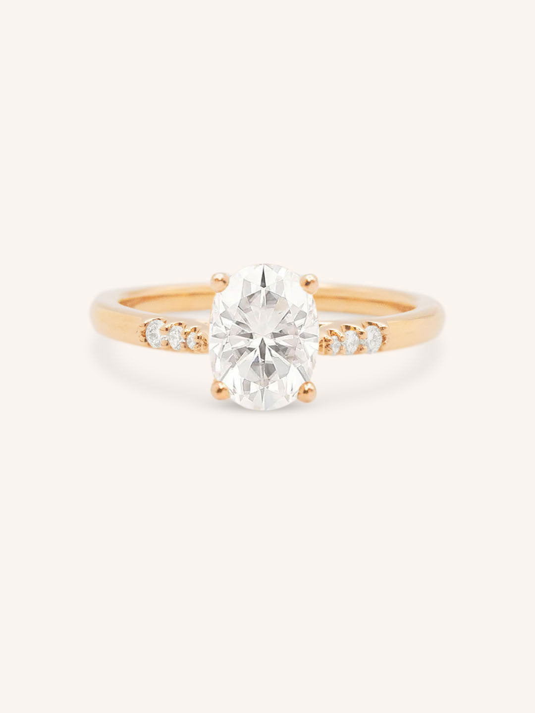 Hotaru Oval Diamond Engagement Ring