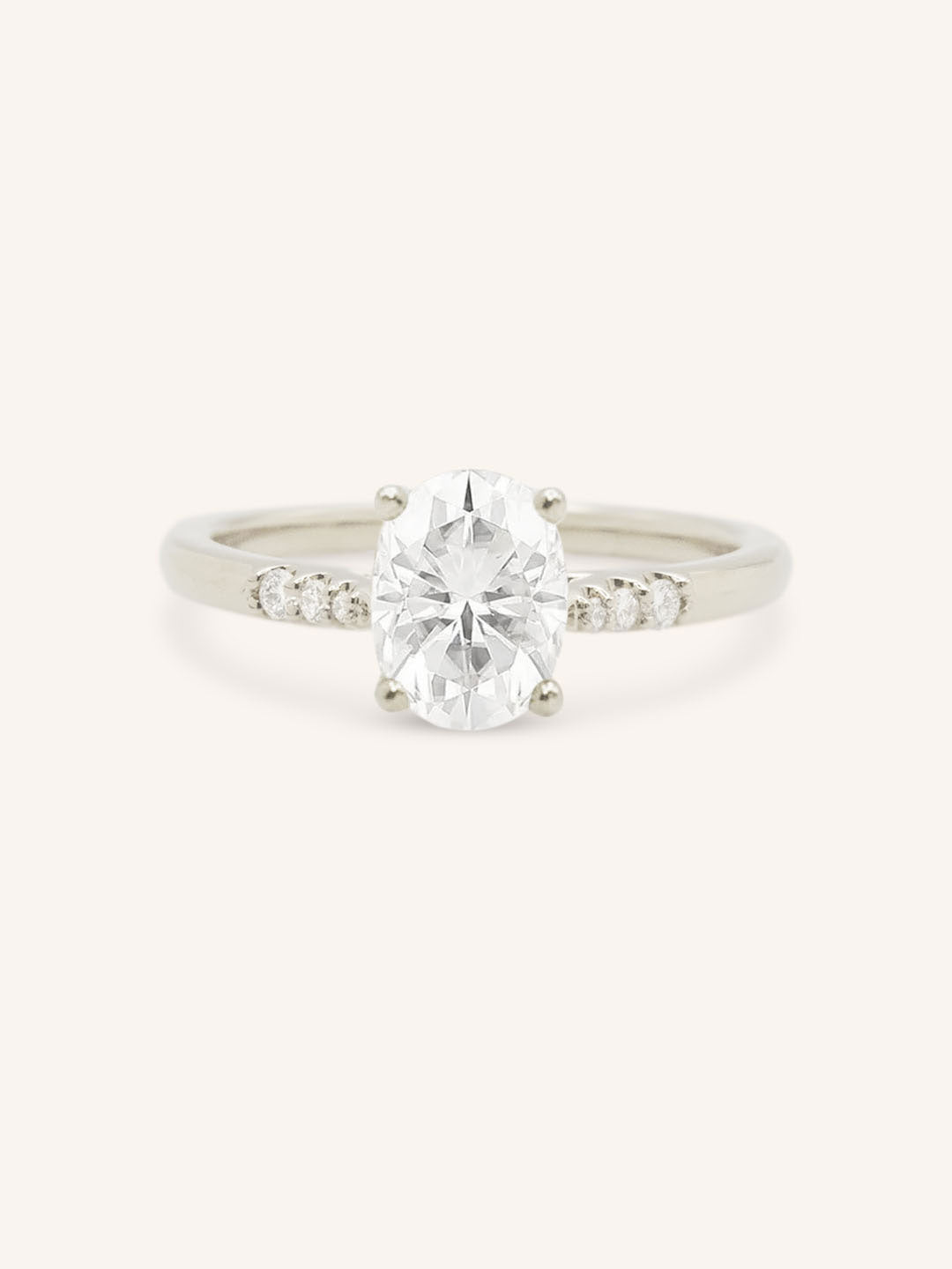 Hotaru Oval Diamond Engagement Ring