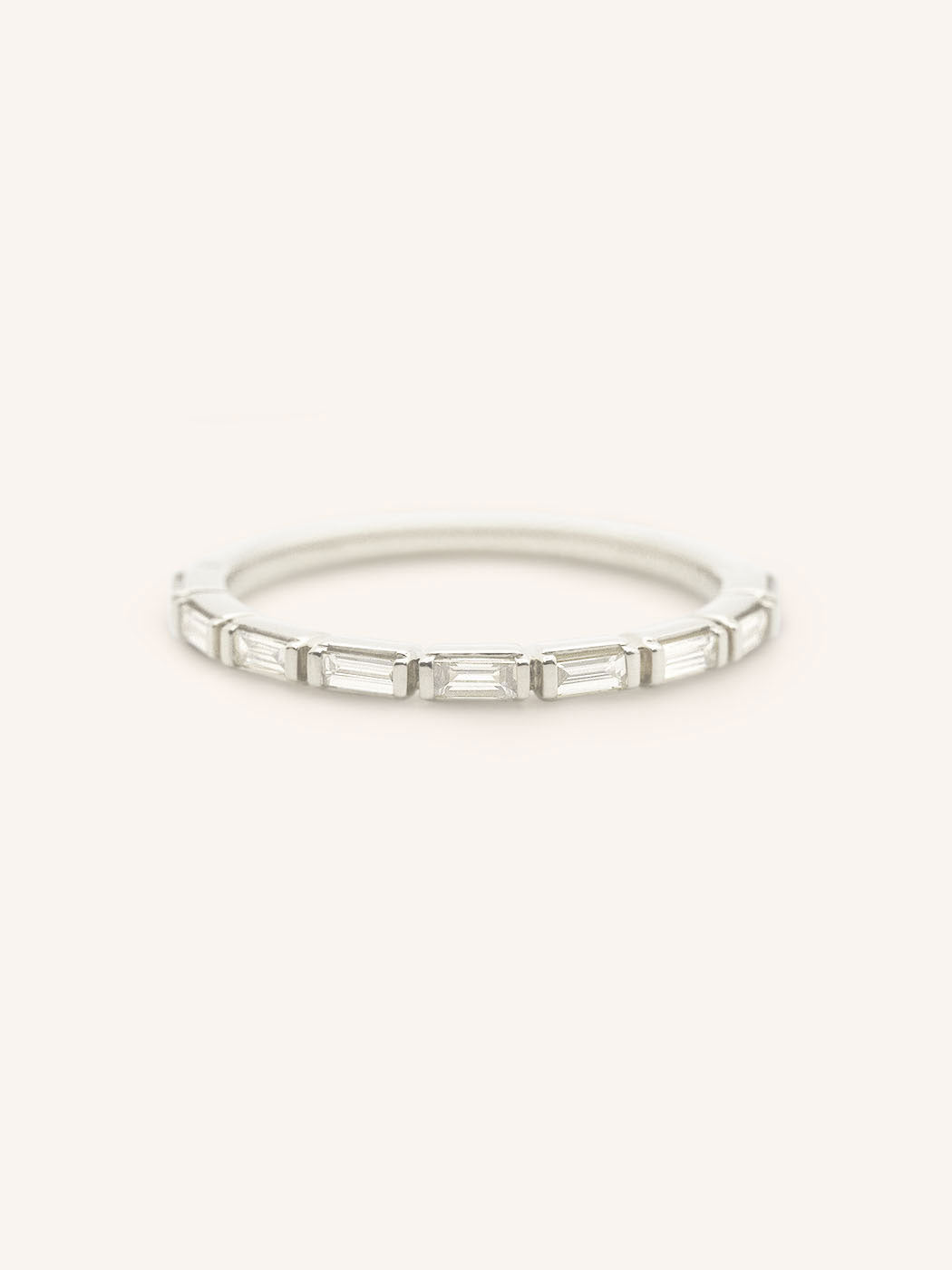 Montville Bezel Baguette Diamond Anniversary Band