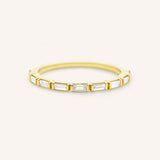 Montville Bezel Baguette Diamond Anniversary Band