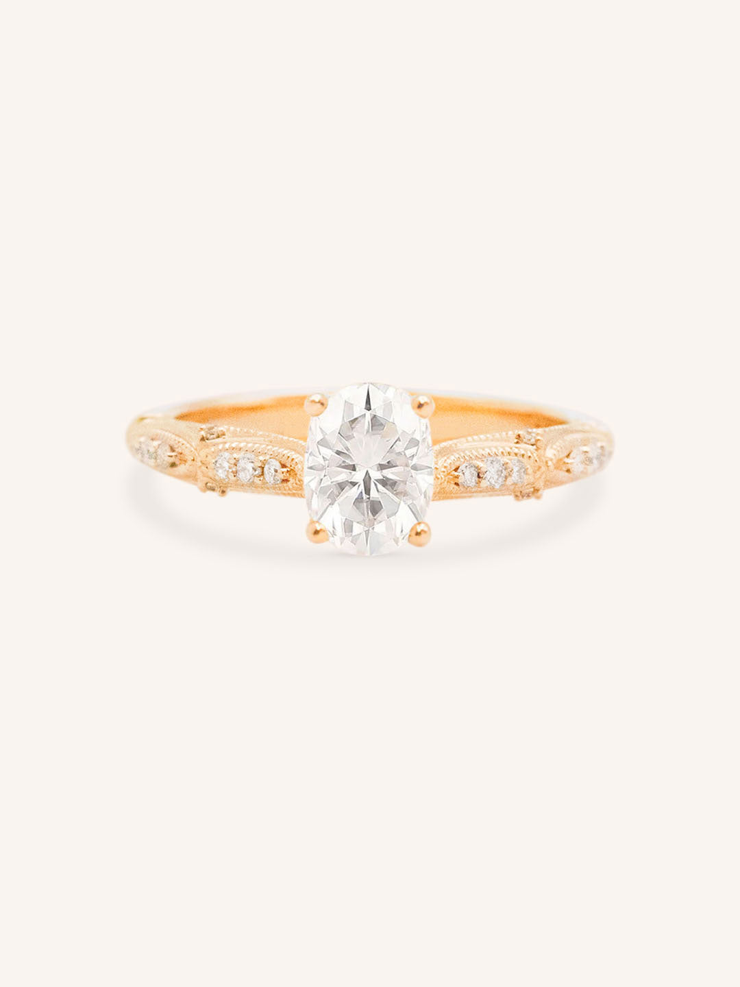Esther Oval Diamond Engagement Ring
