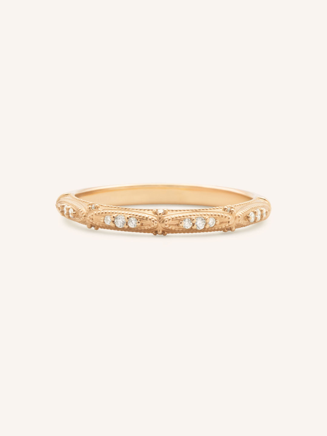 Esther Diamond Accented Wedding Band