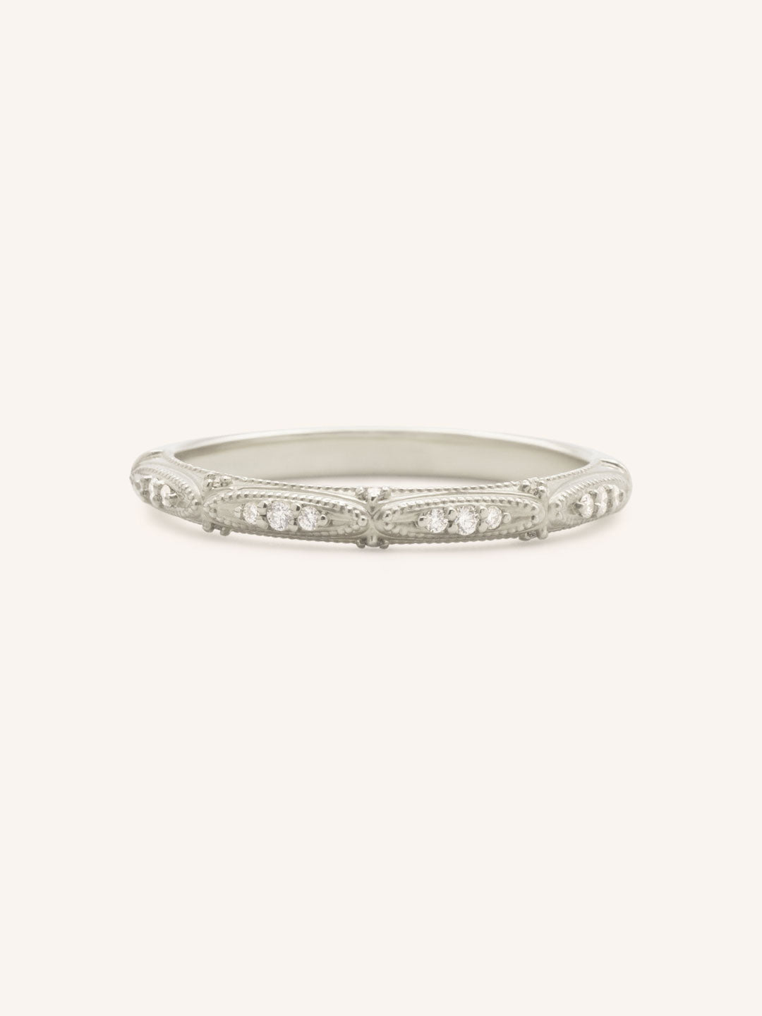 Esther Diamond Accented Wedding Band