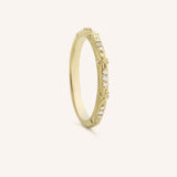 Esther Diamond Accented Wedding Band