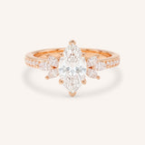 Melina Dee Marquise Diamond Engagement Ring