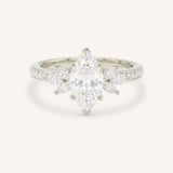 Melina Dee Marquise Diamond Engagement Ring