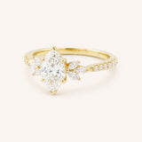 Melina Dee Marquise Diamond Engagement Ring