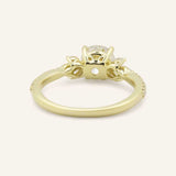 Melina Dee Round Diamond Engagement Ring
