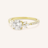 Melina Dee Round Diamond Engagement Ring