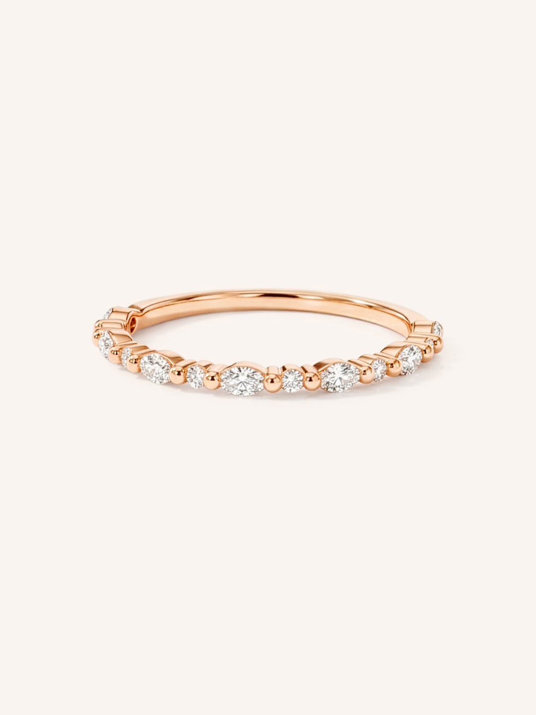 Ascann Diamond Wedding Band