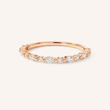 Ascann Diamond Wedding Band