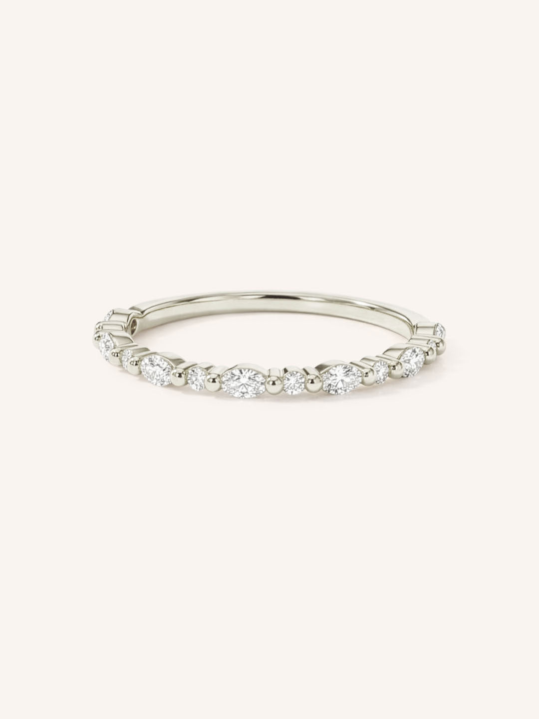 Ascann Diamond Wedding Band