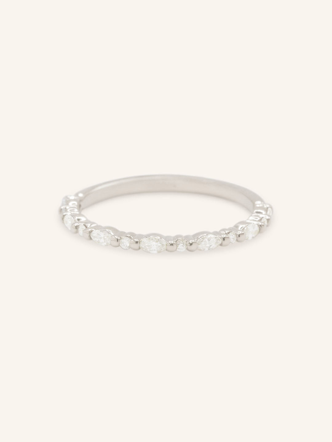 Ascann Diamond Wedding Band