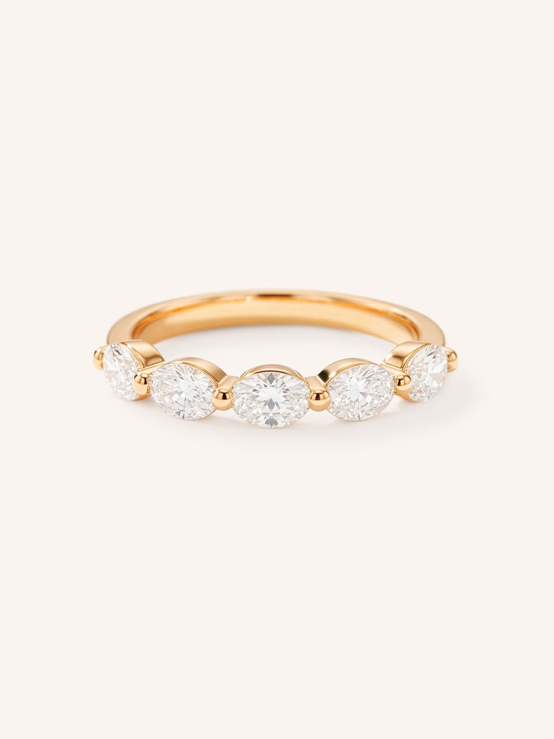 Maisi Oval Diamond Wedding Ring