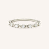 Oura Floral Diamond Wedding Band