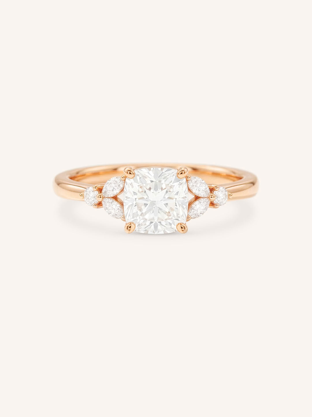 Kyleigh Cushion Cut Diamond Engagement Ring