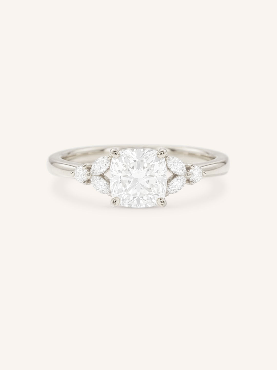 Kyleigh Cushion Cut Diamond Engagement Ring