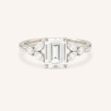 Kyleigh Emerald Cut Diamond Engagement Ring