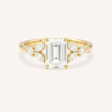 Kyleigh Emerald Cut Diamond Engagement Ring