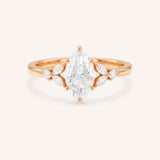 Kyleigh Marquise Cut Diamond Engagement Ring