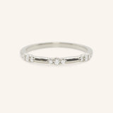 Cabot Spaced Diamond Wedding Band